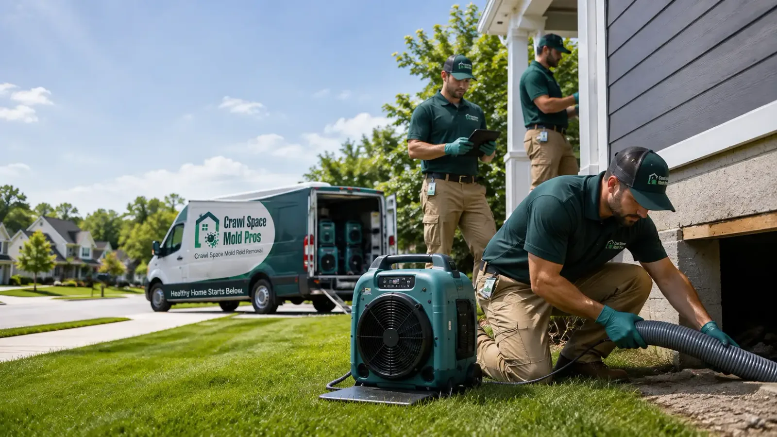 Crawl Space Mold Removal in Kim, CO